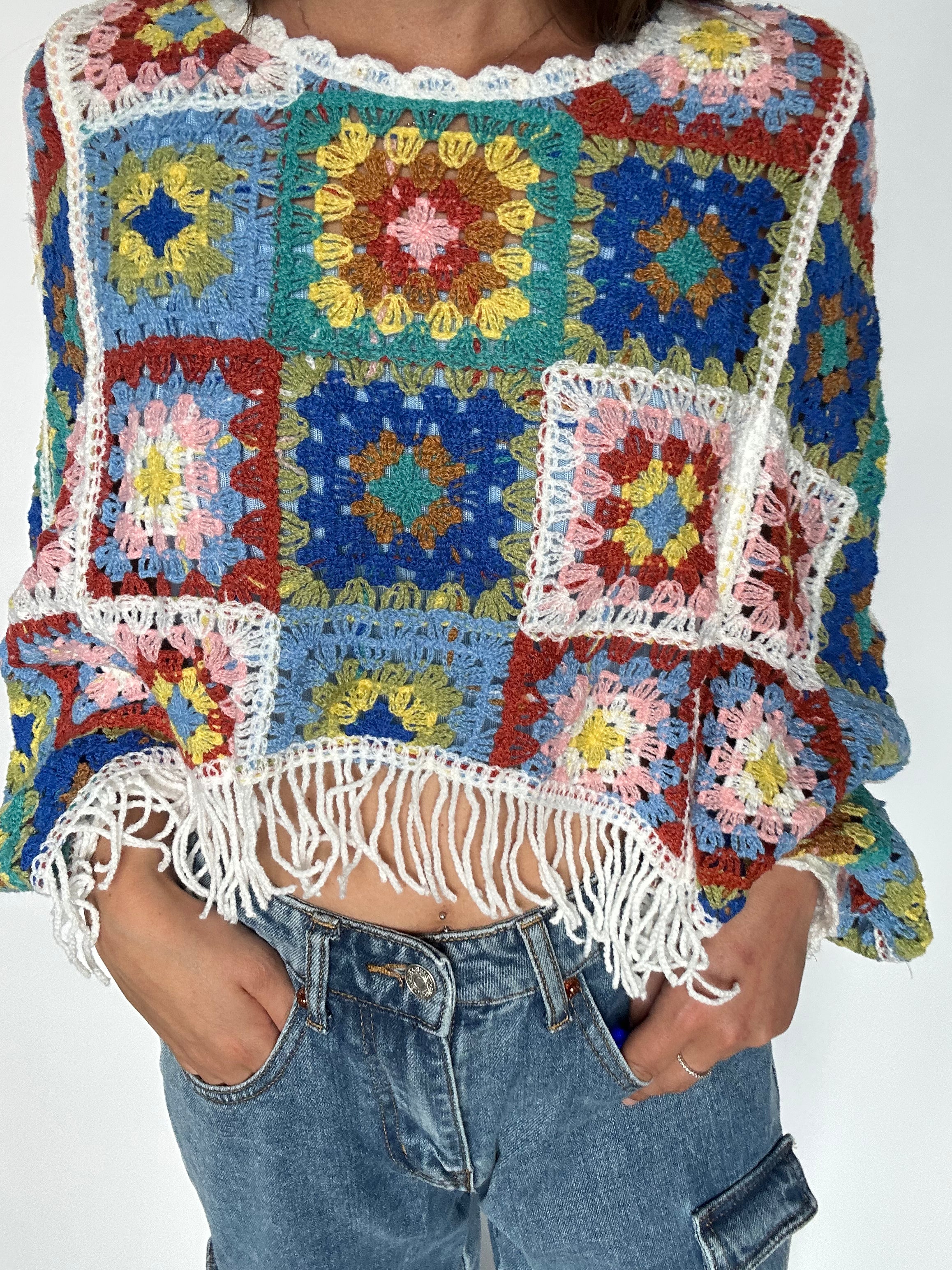 TOP CROCHET MULTICOLOR