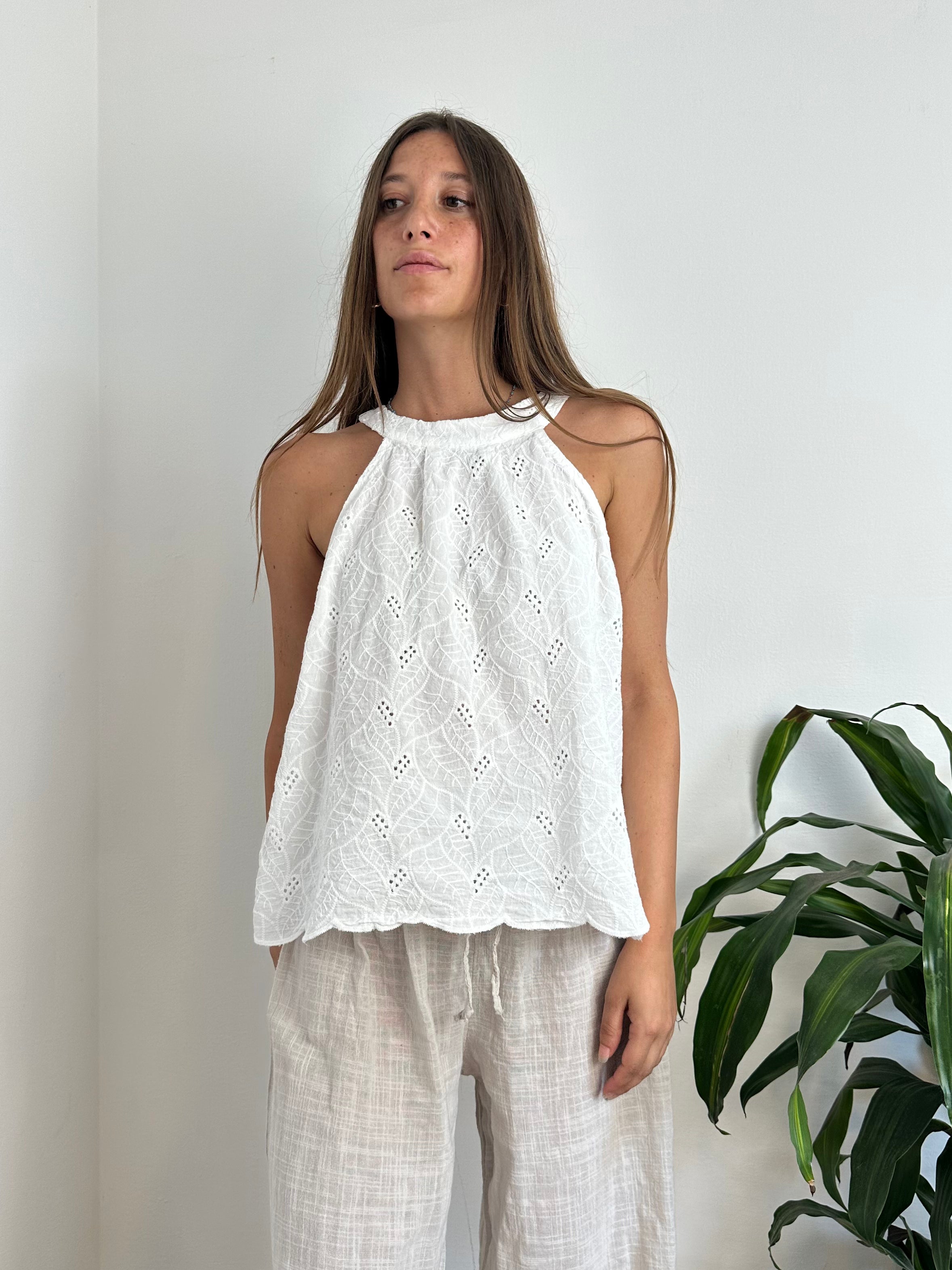 TOP 100% COTONE BIANCO