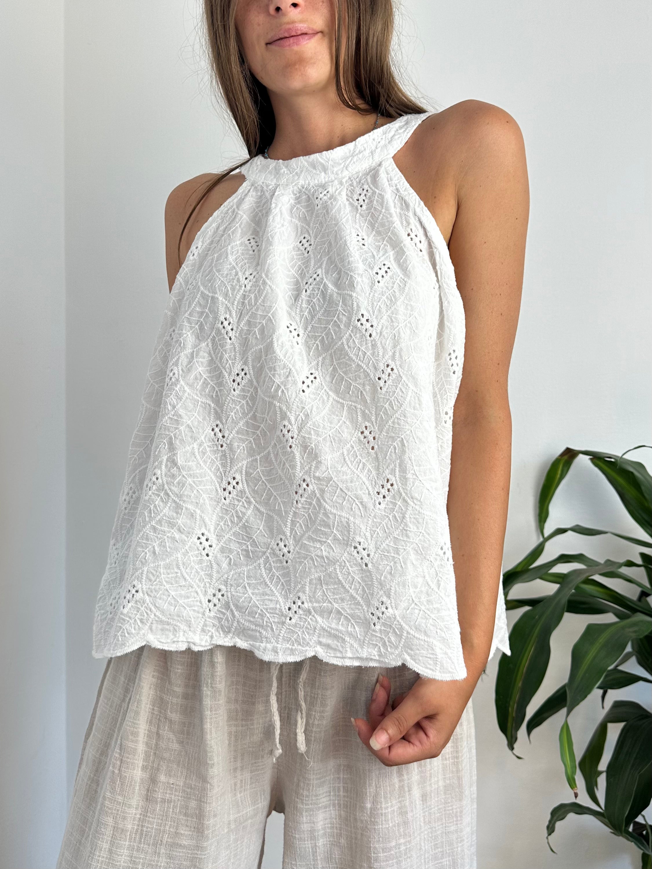 TOP 100% COTONE BIANCO