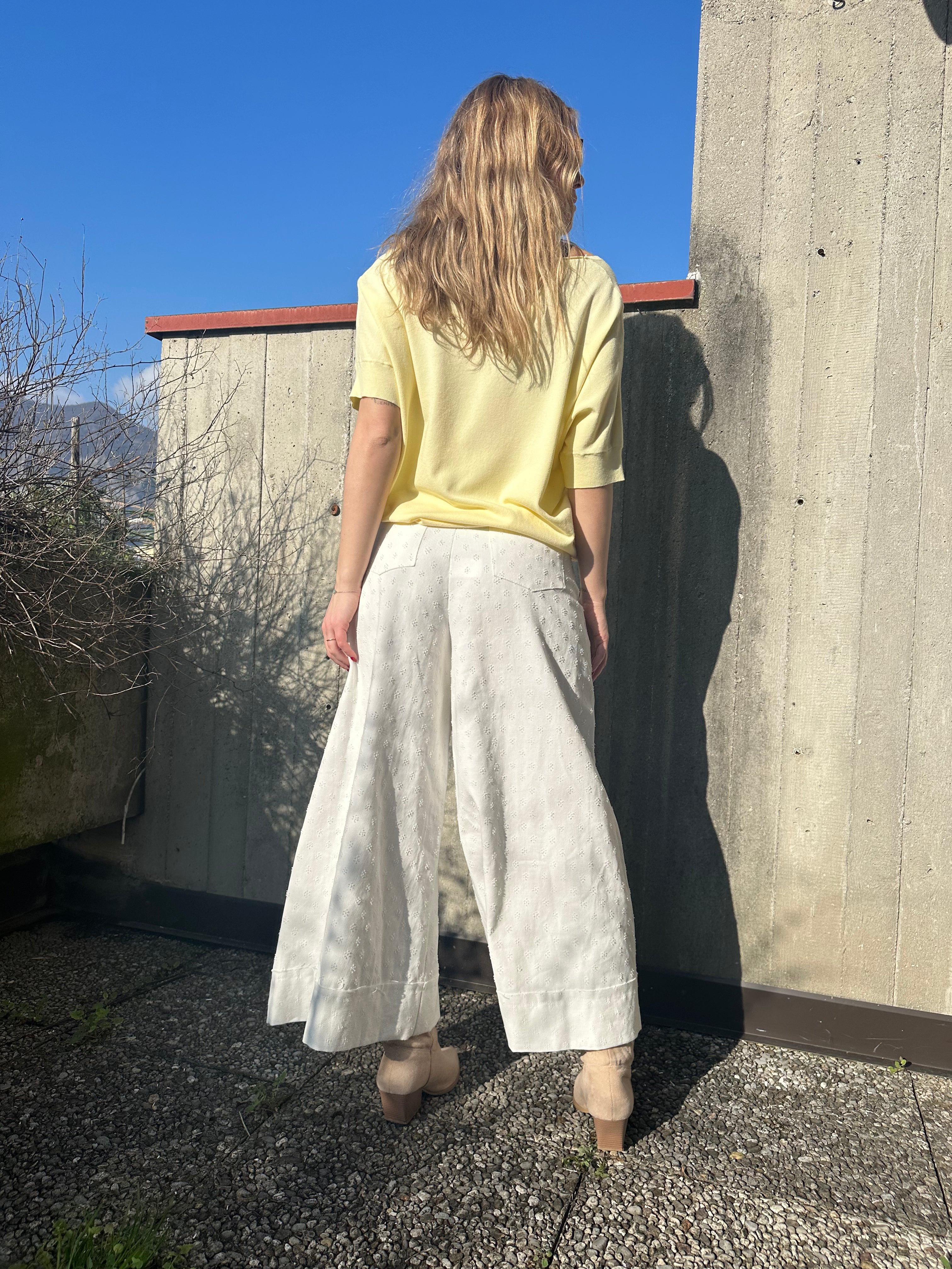 MAGLIA MEZZA MANICA GIALLA