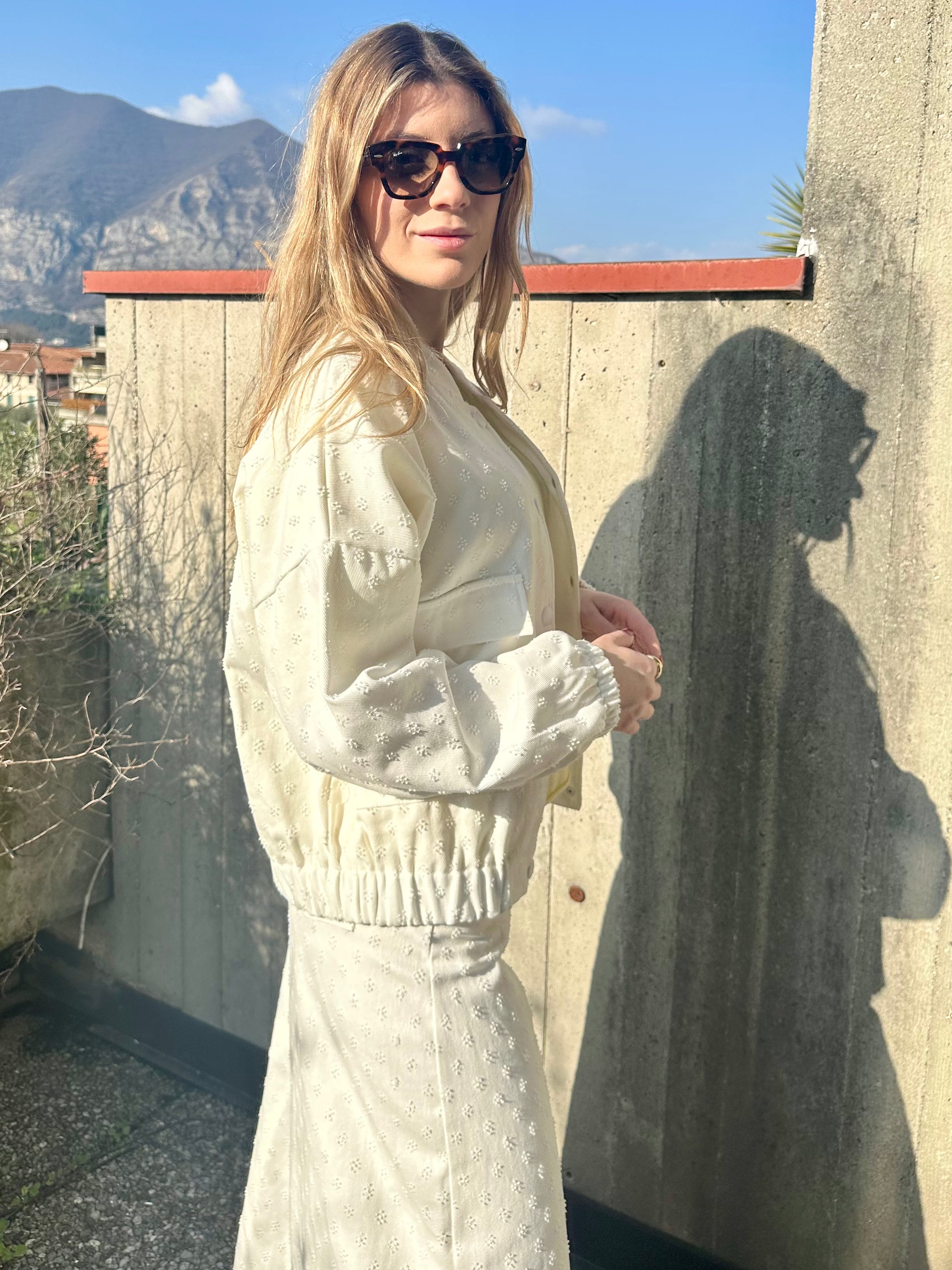 GIACCA BOMBER RICAMATA