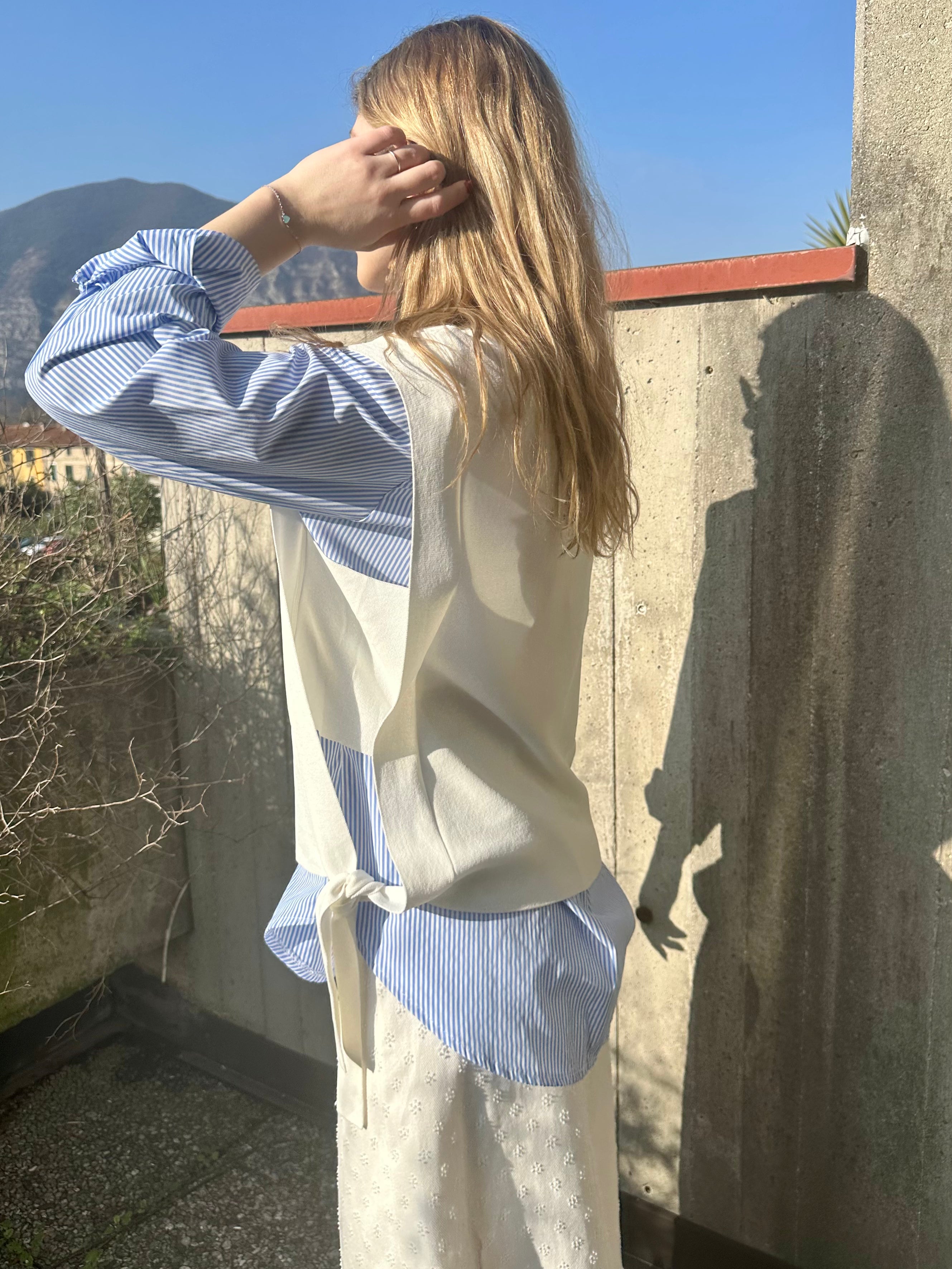 GILET LACCI BIANCO