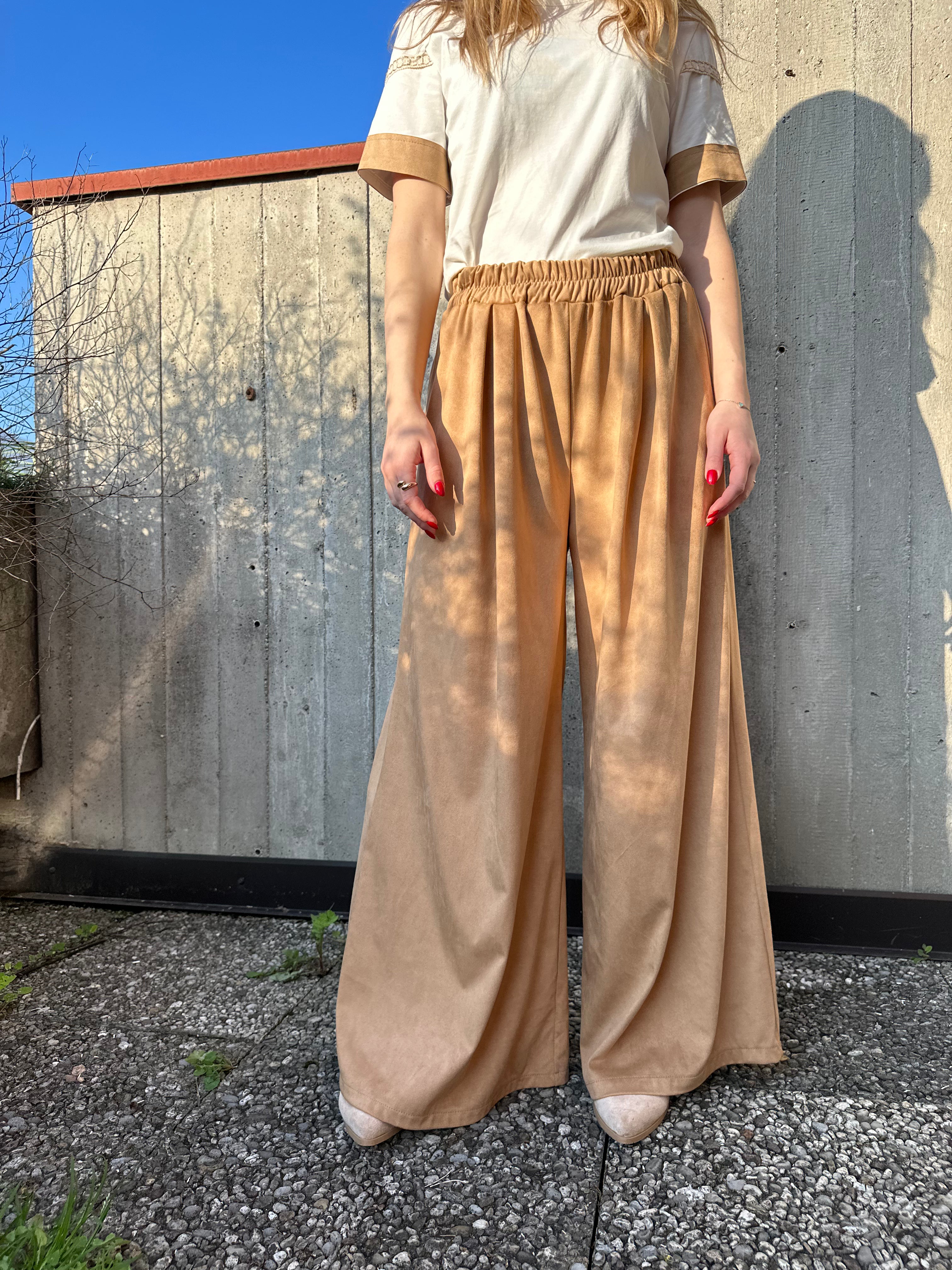 PANTALONE SCAMOSCIATO