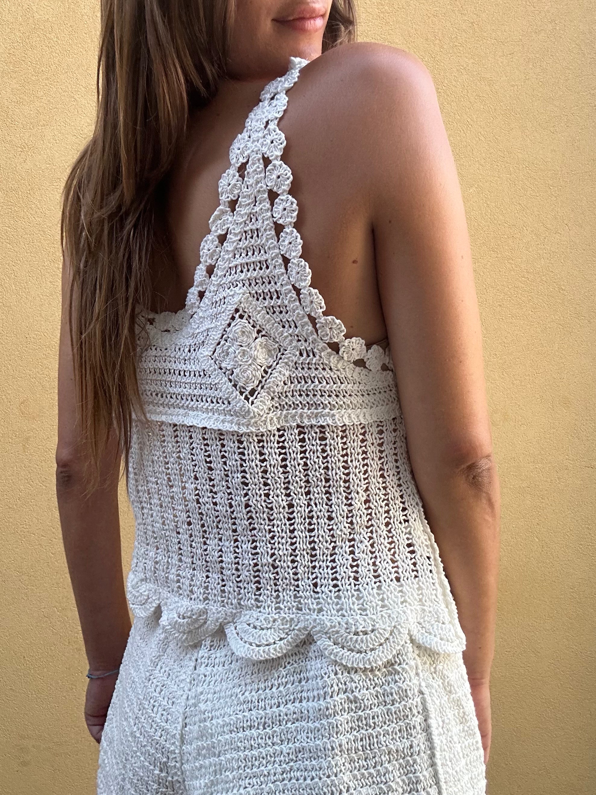 TOP CROCHET BIANCO