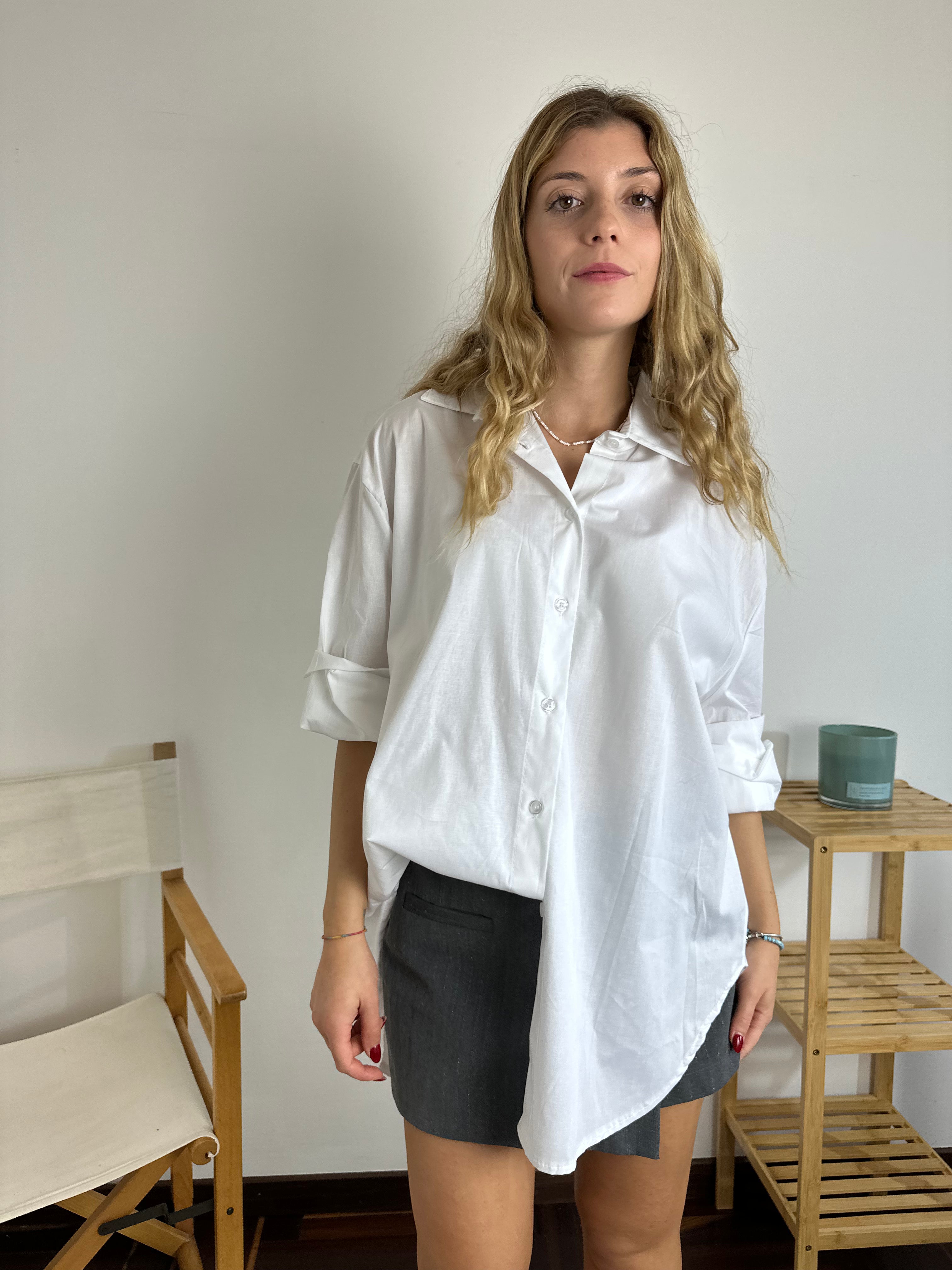 CAMICIA COTONE BIANCA