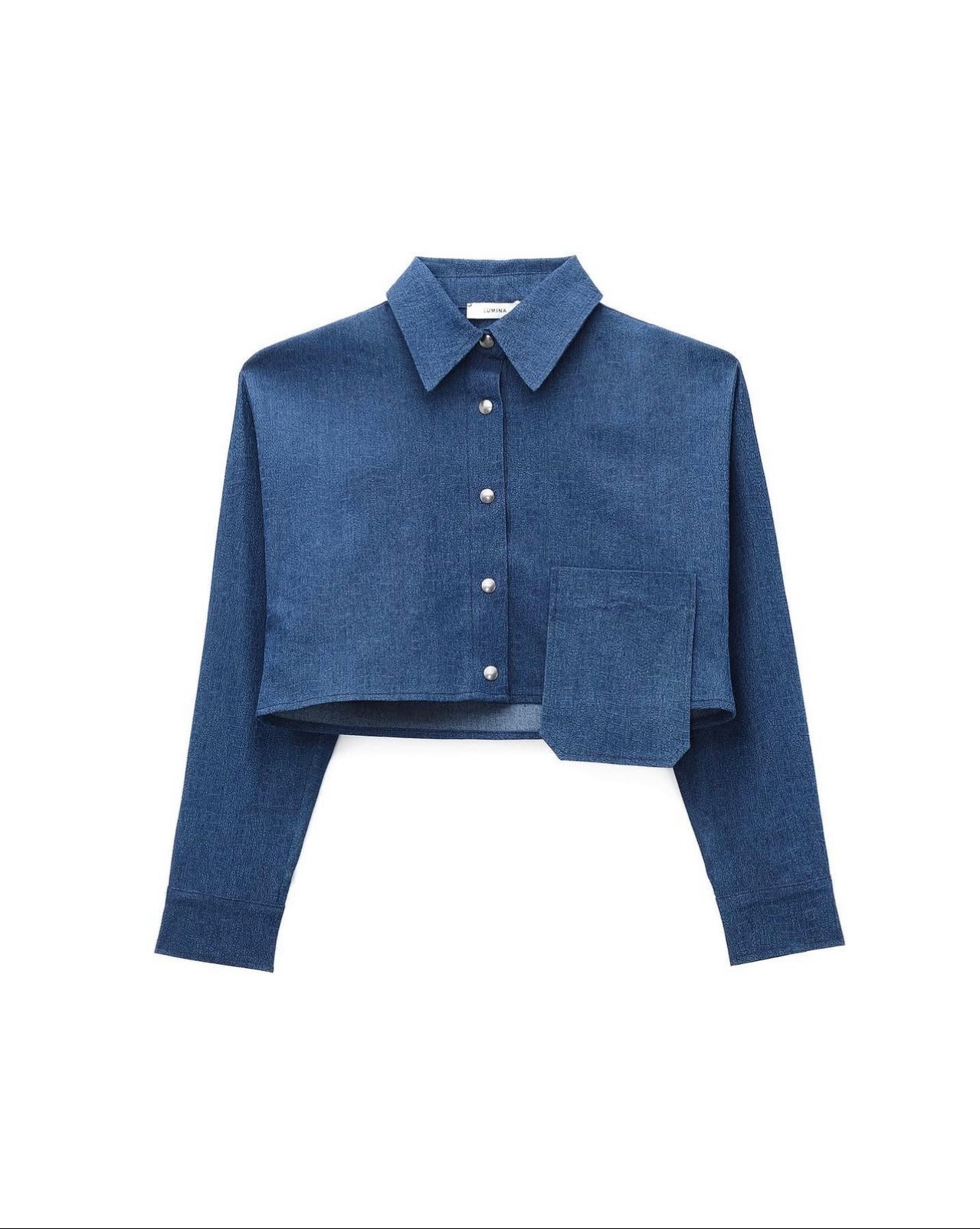 CAMICIA CROP DENIM LUMINA