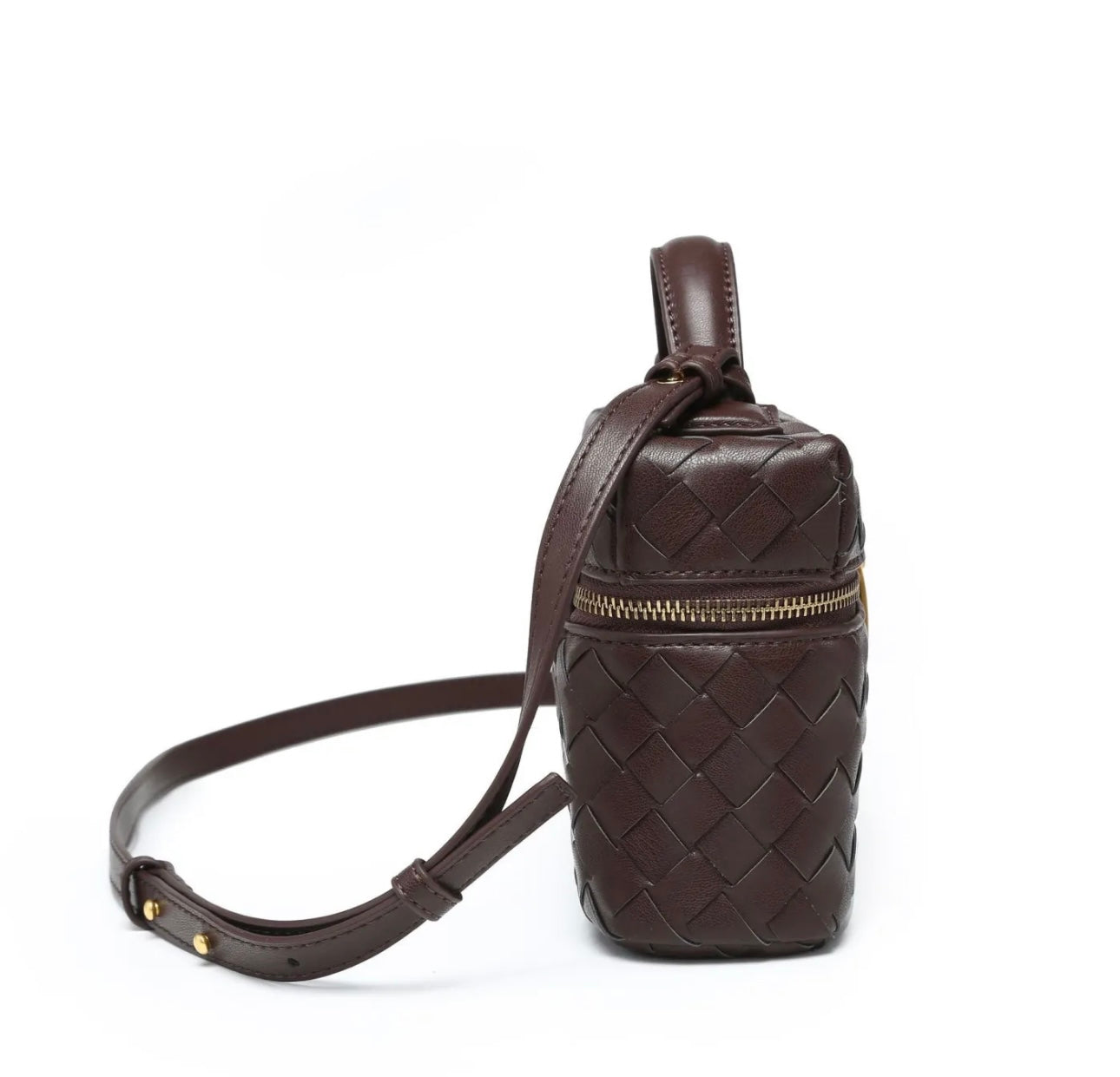 BORSA INTRECCIATA DAFNE MARRONE