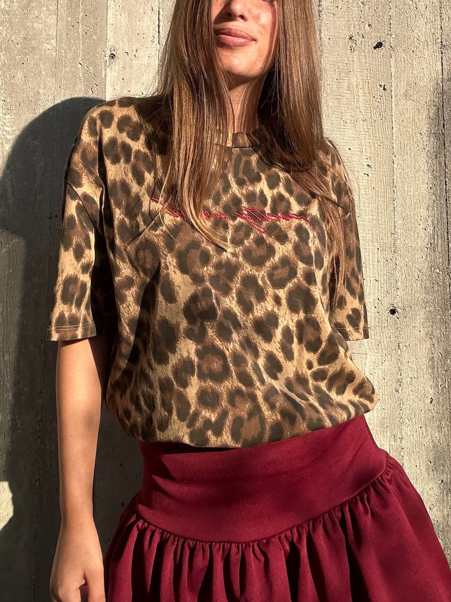 T-SHIRT LEOPARDATA LUMINA