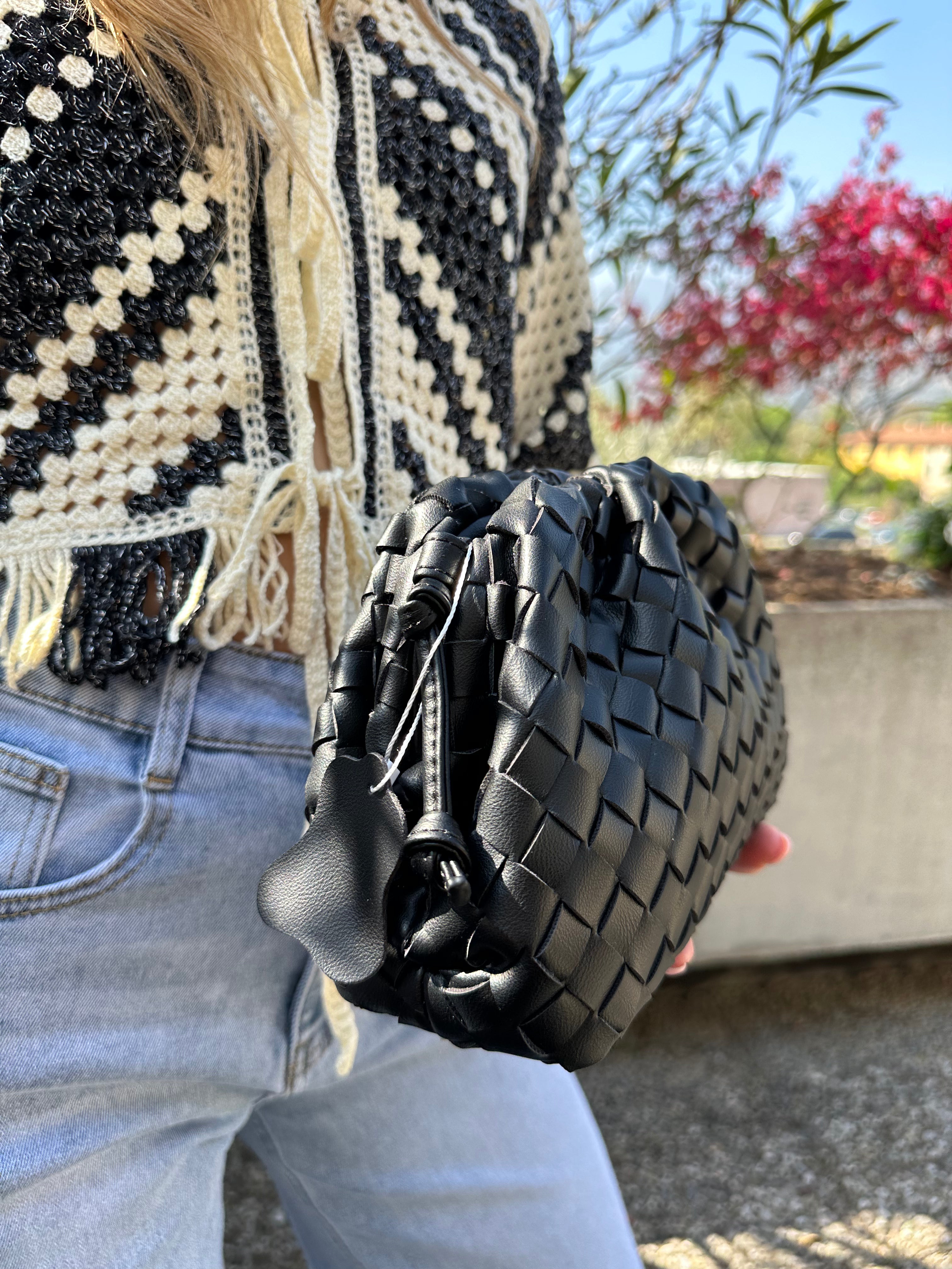 BORSA MINI POUCH ISIDORA NERA