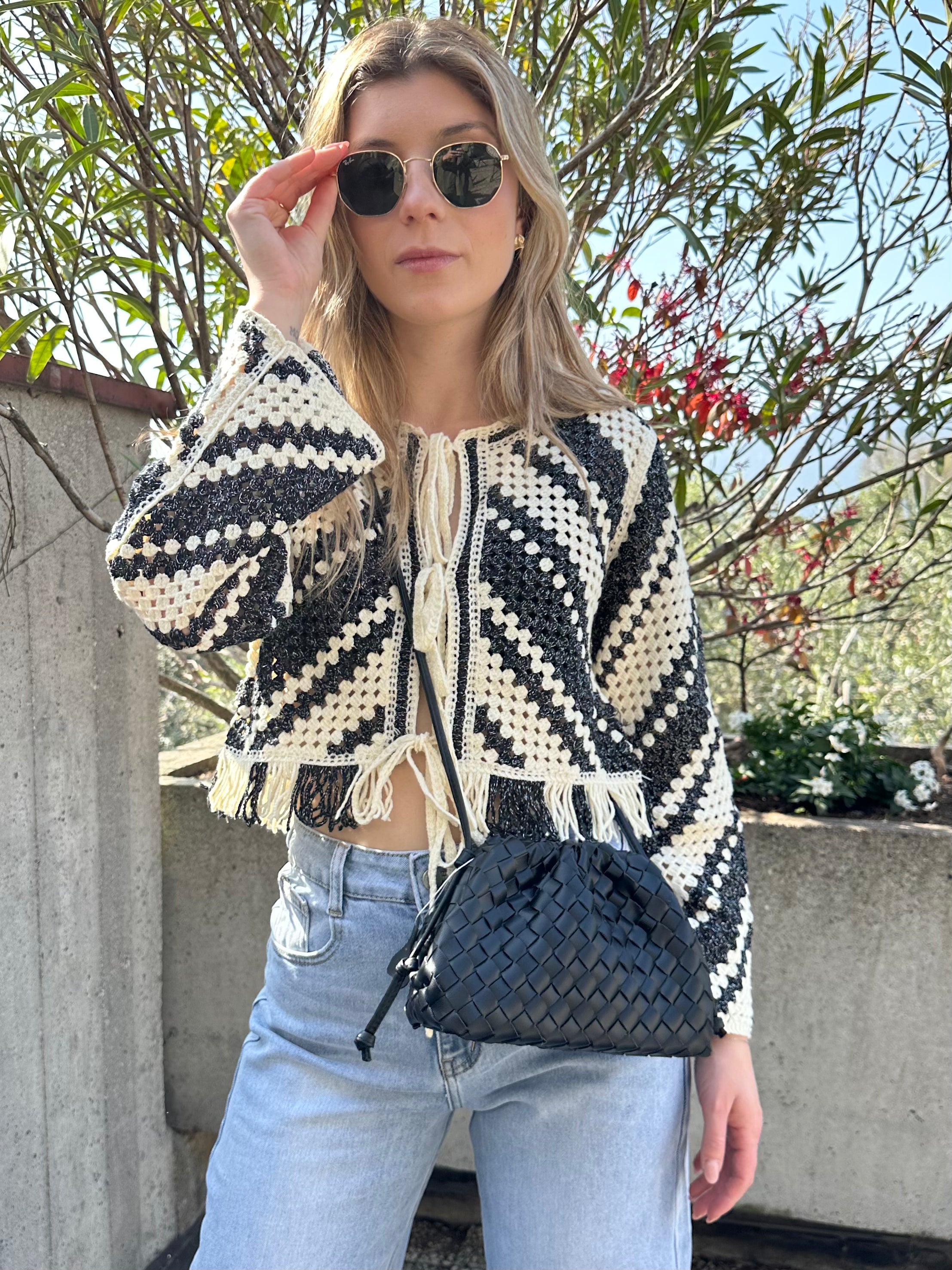 BORSA MINI POUCH ISIDORA NERA