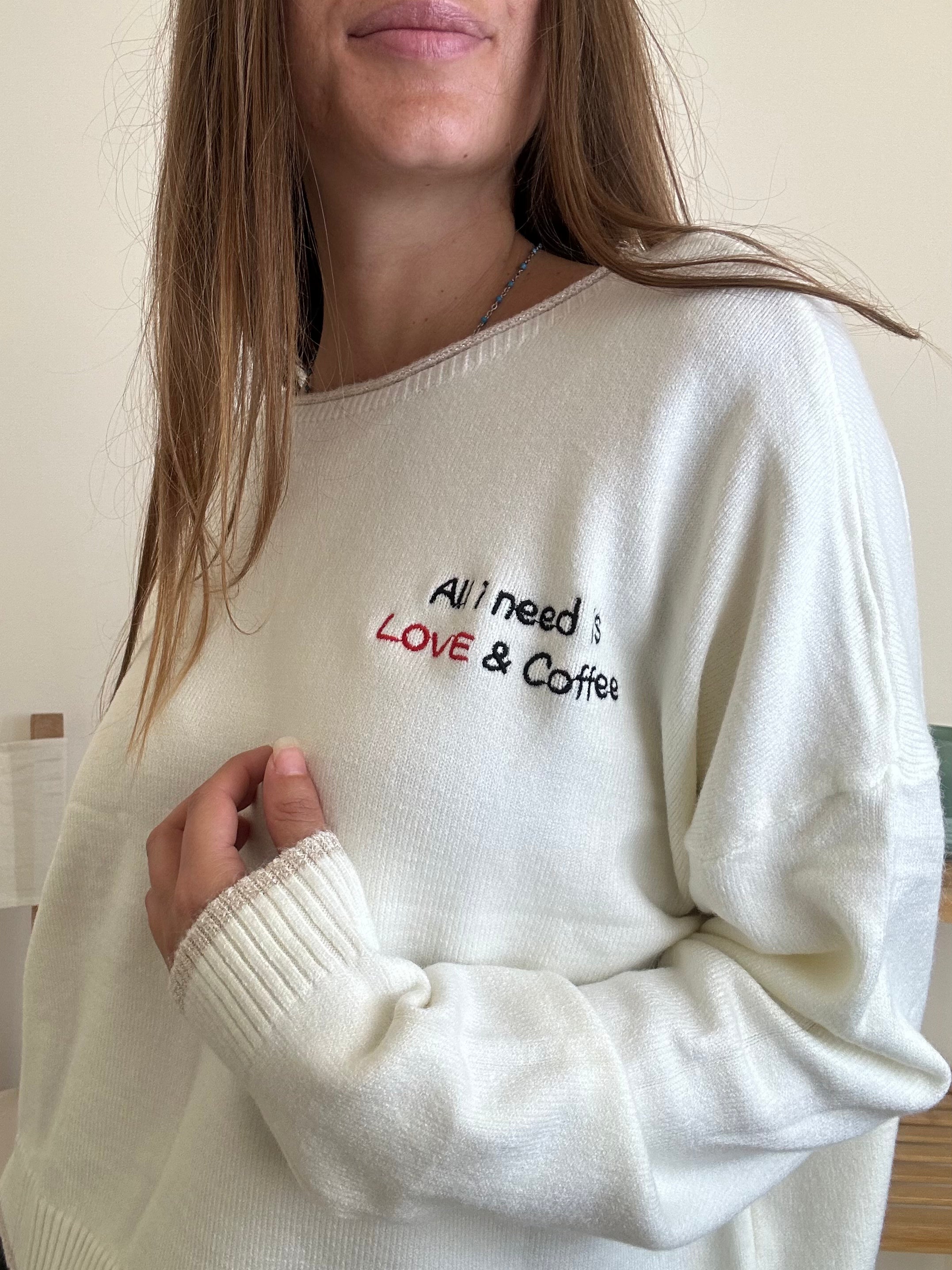 MAGLIONE “All I need is love & coffee”