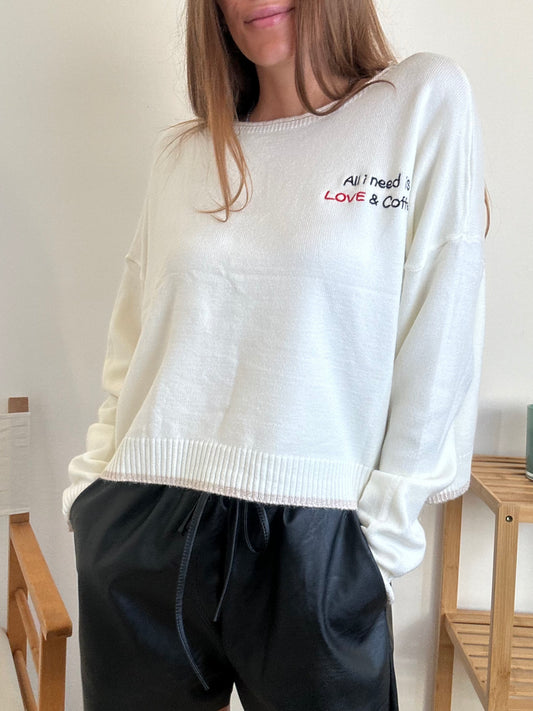 MAGLIONE “All I need is love & coffee”