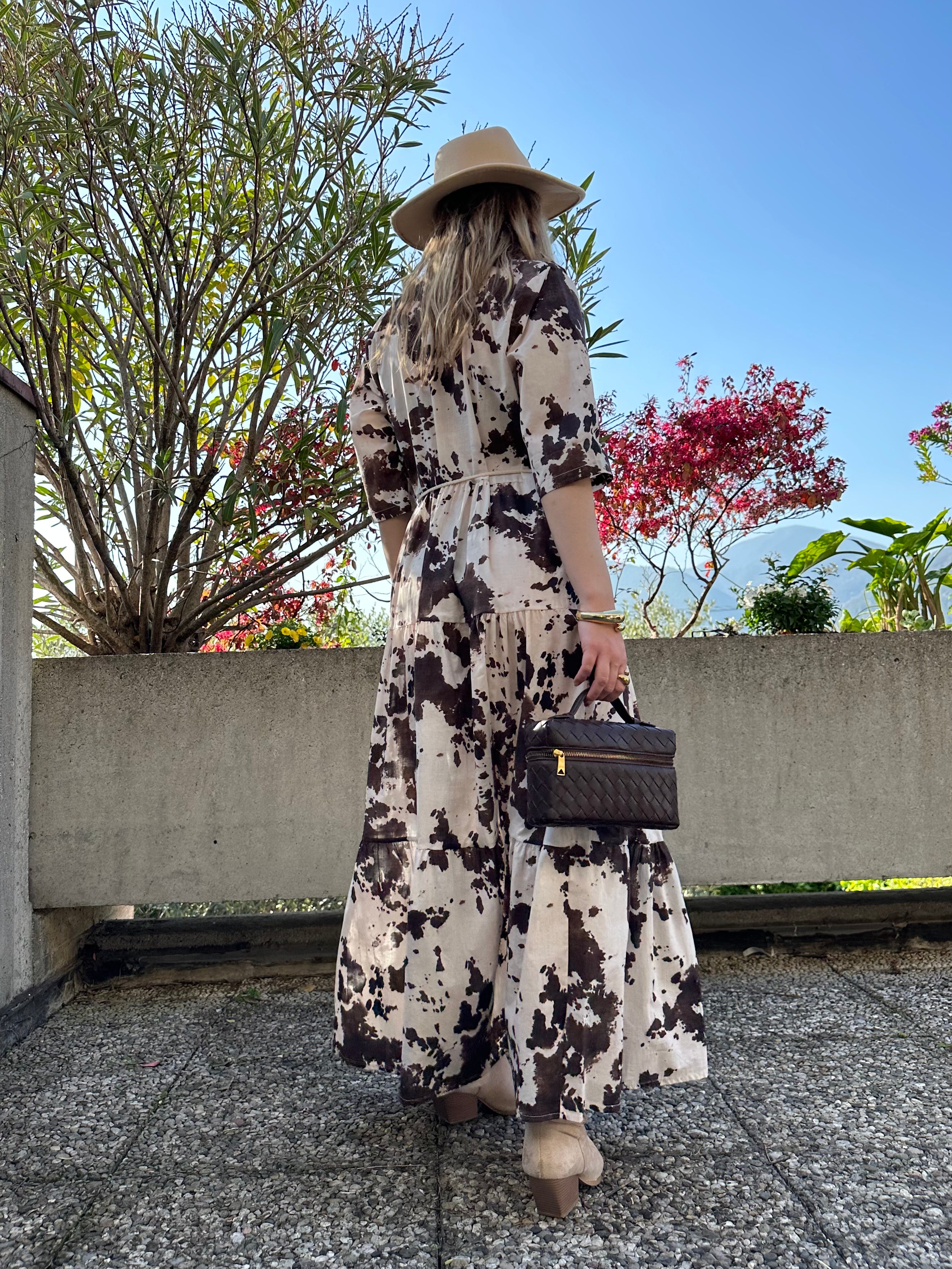 BORSA INTRECCIATA DAFNE MARRONE
