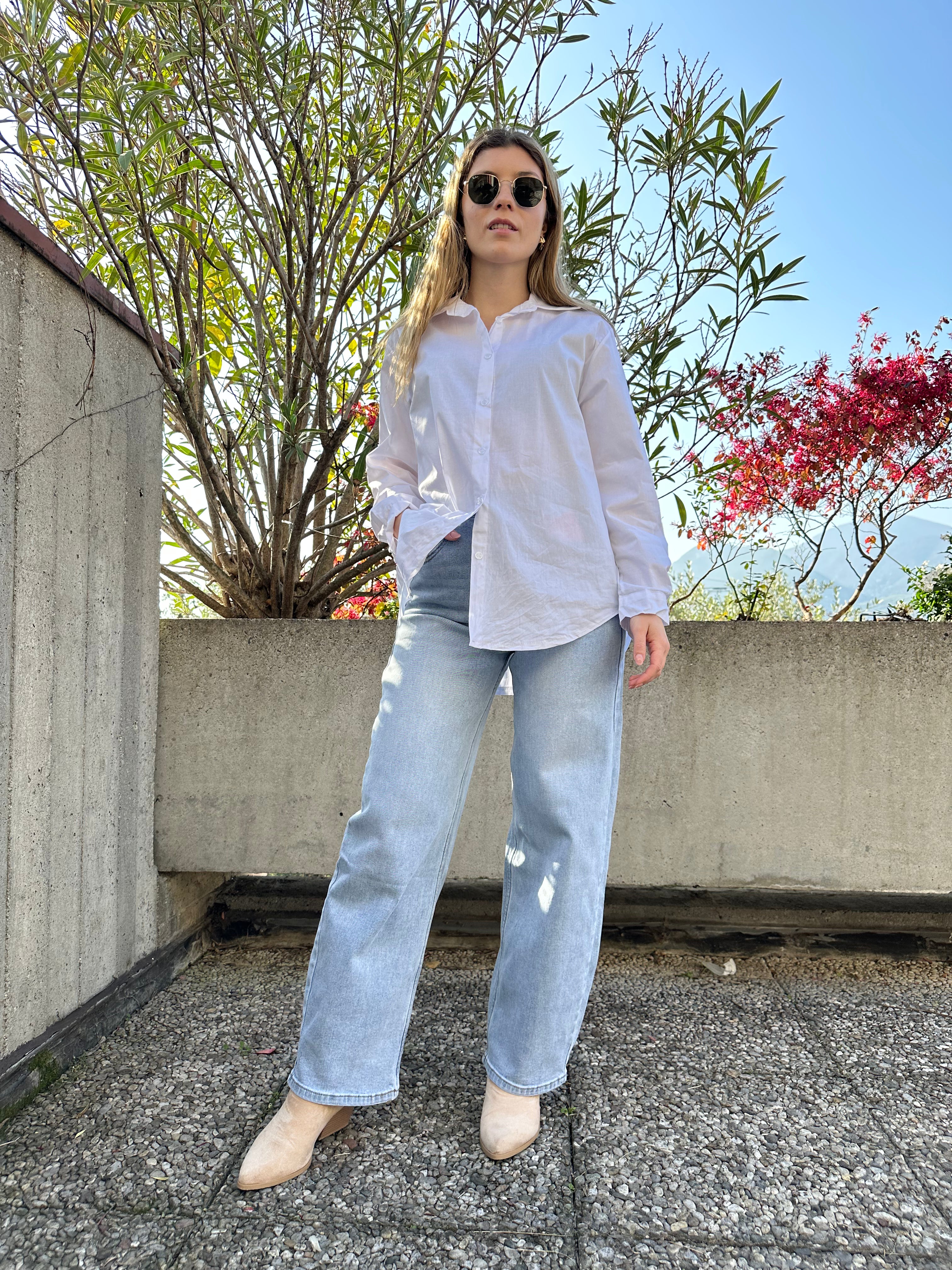 CAMICIA " no vabbè " BIANCA