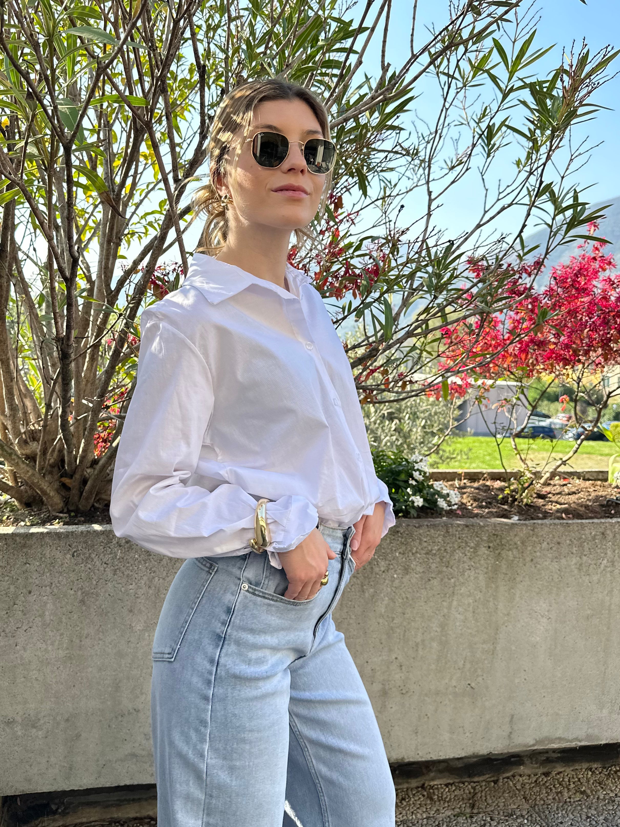CAMICIA " no vabbè " BIANCA