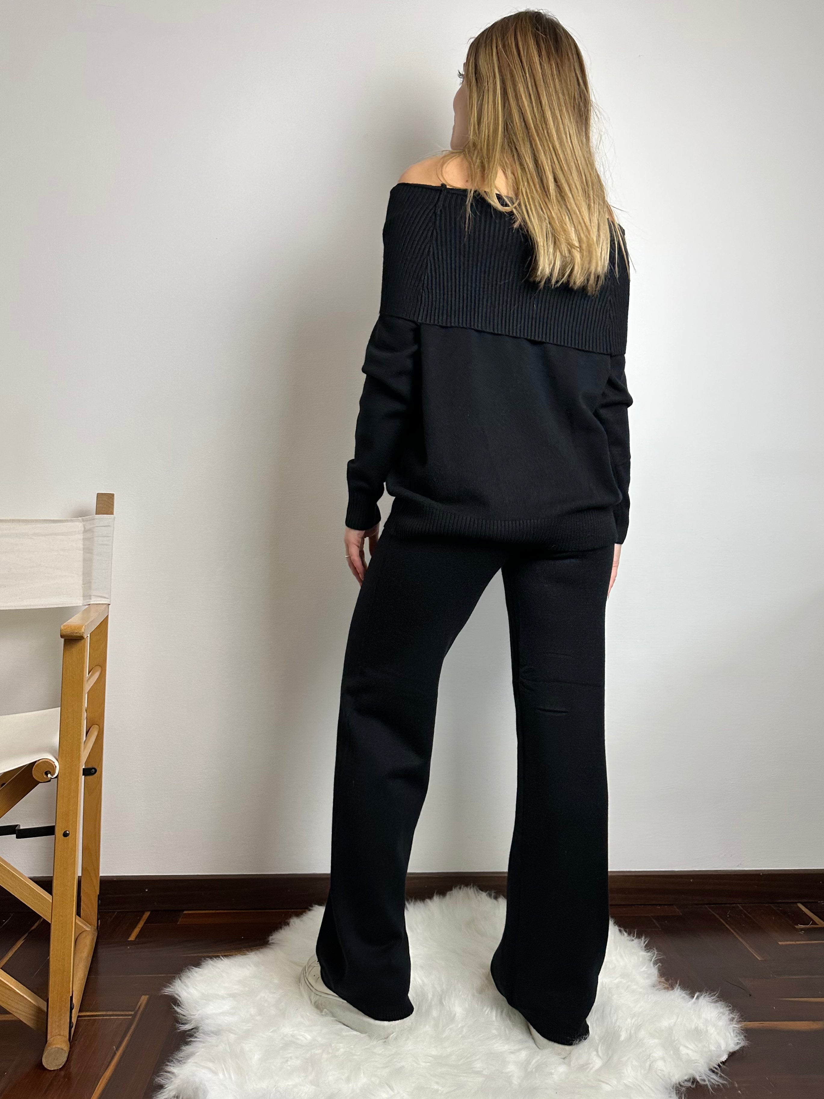 COORDINATO BARDOT NERO