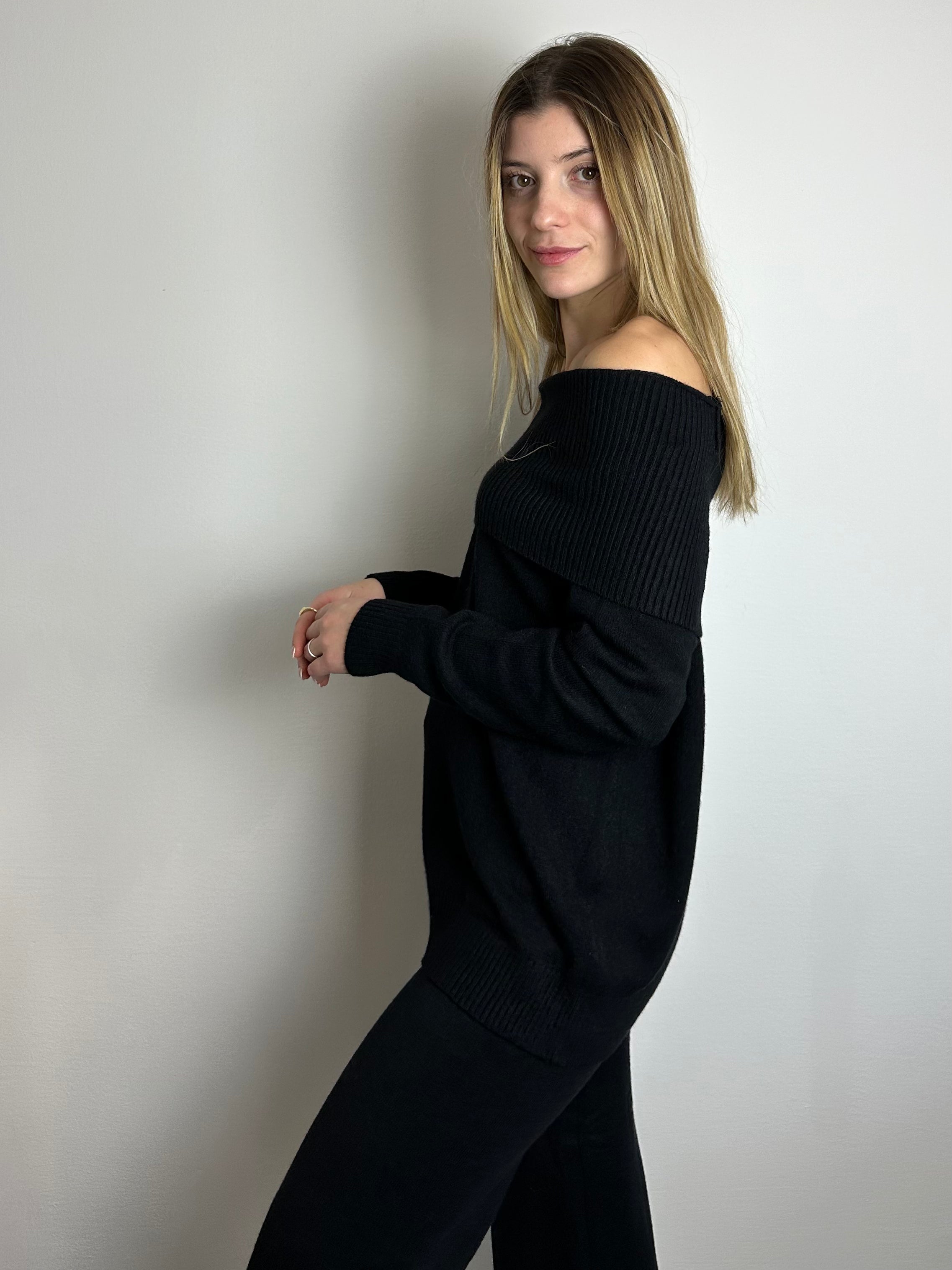 COORDINATO BARDOT NERO