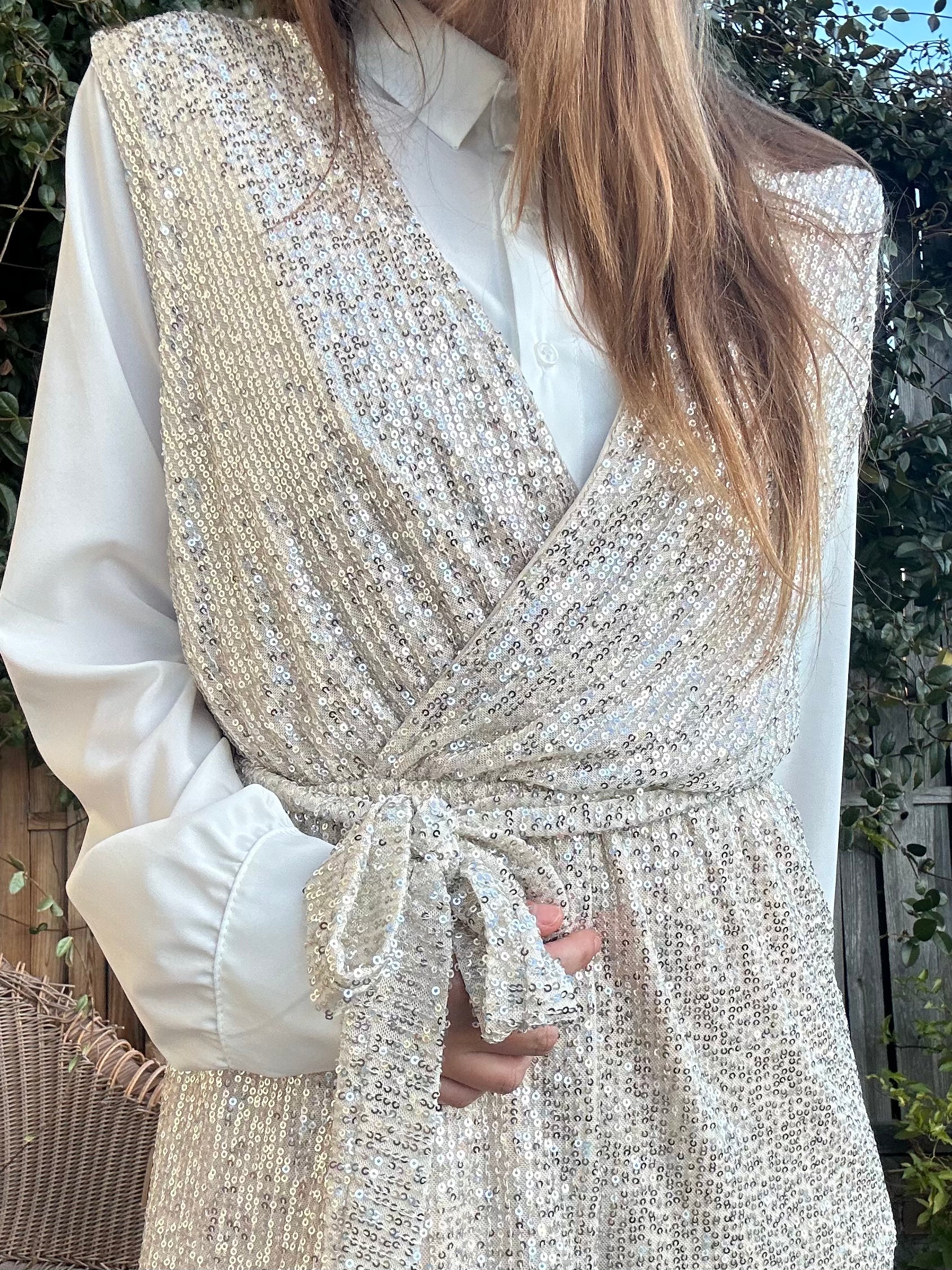 TUTA JUMPSUIT CON PAILLETTES