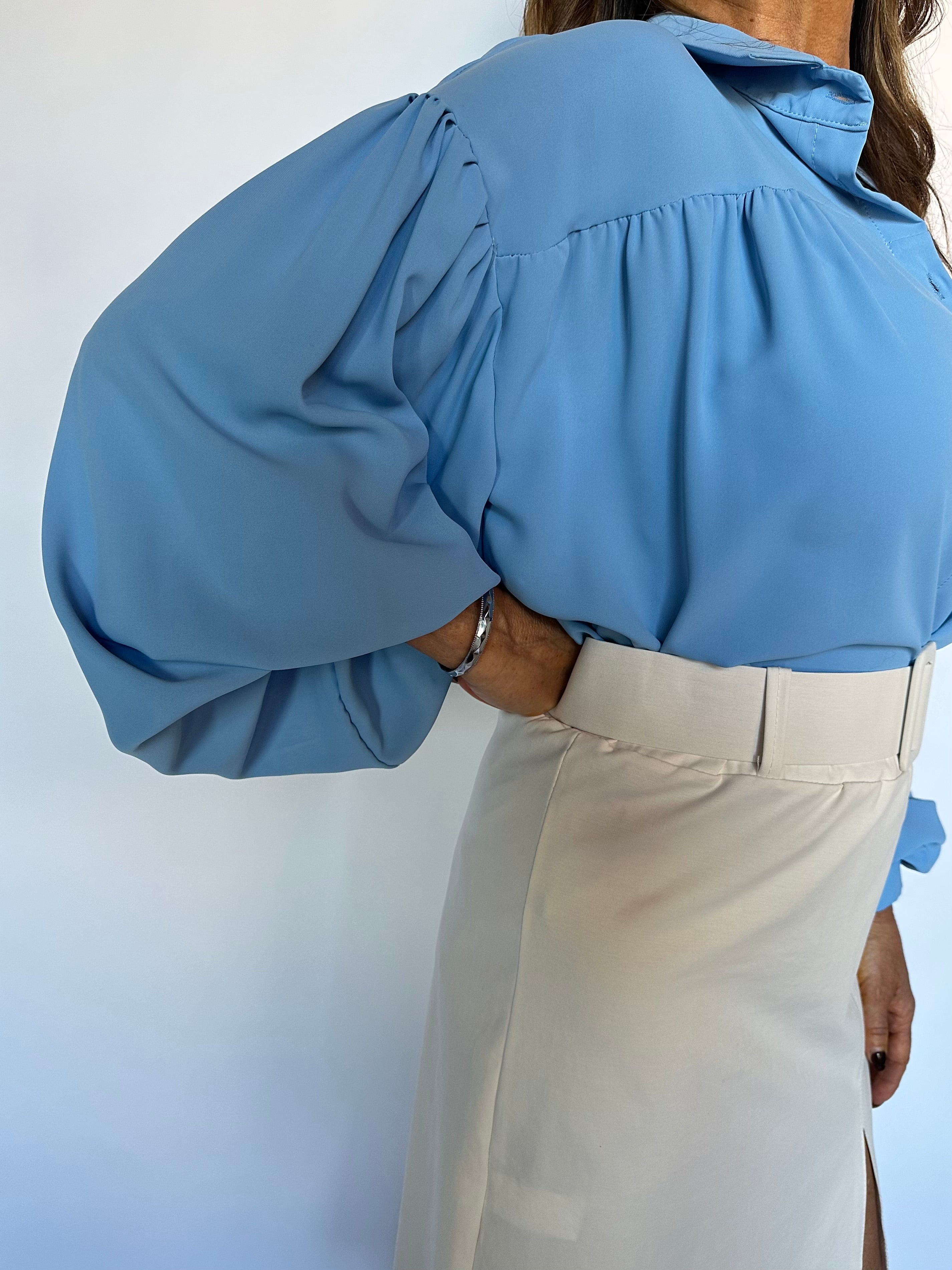 CAMICIA MANICA A PALLONCINO